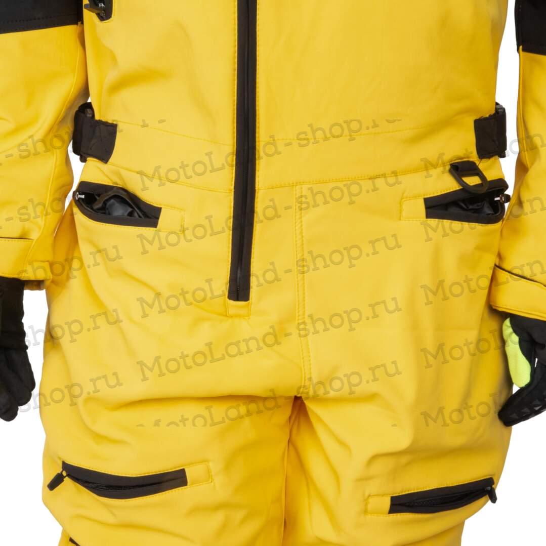 Комбинезон для снегохода SCOTT DS Shell Dryo One Piece (-5 C) №2 yellow-black (текстиль) (L)