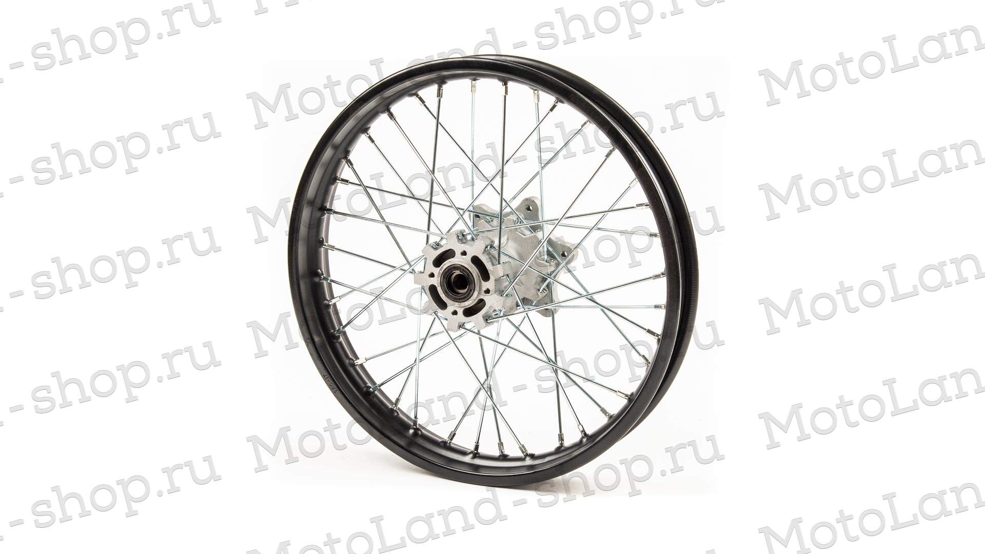 Обод задний 17" (1,85-R17 d=15mm) сталь/черный (6x128x68/4x65.5x50) (звезда/диск) Обод задний 17" (1,85-R17 d=15mm) сталь/черный (6x128x68/4x65.5x50) (звезда/диск)