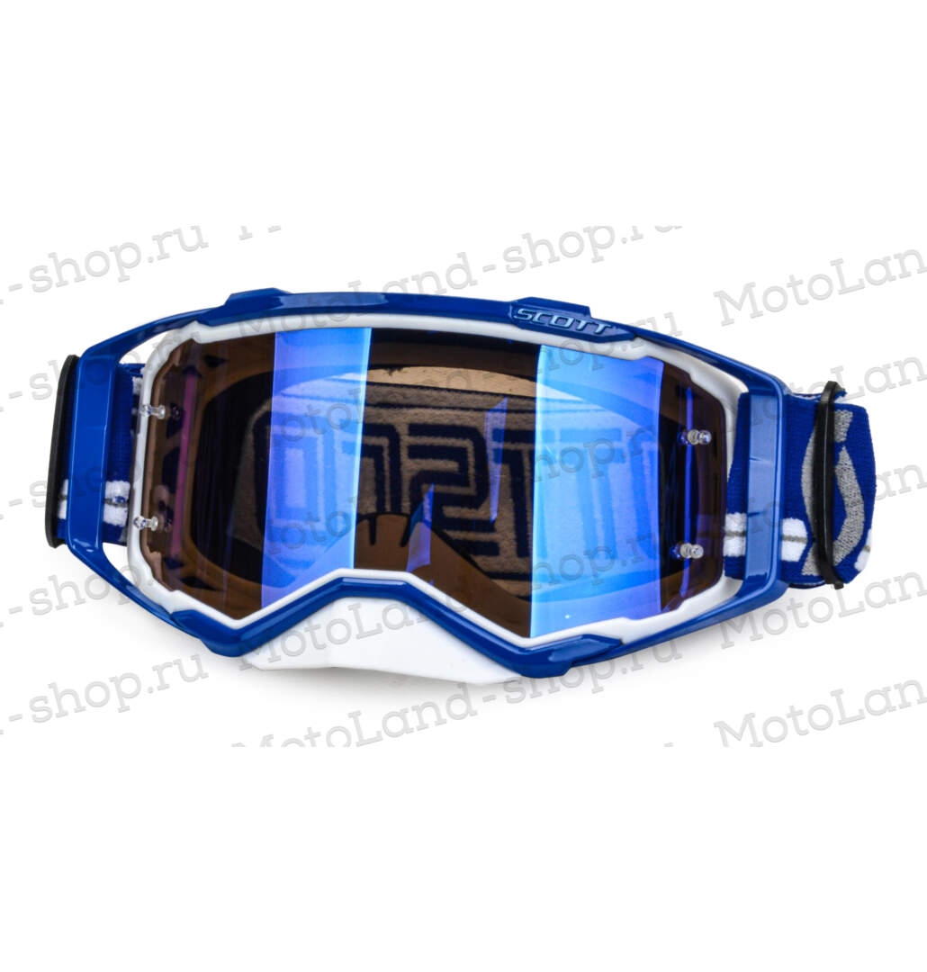 Очки мотокросс SCOTT №1 blue/white