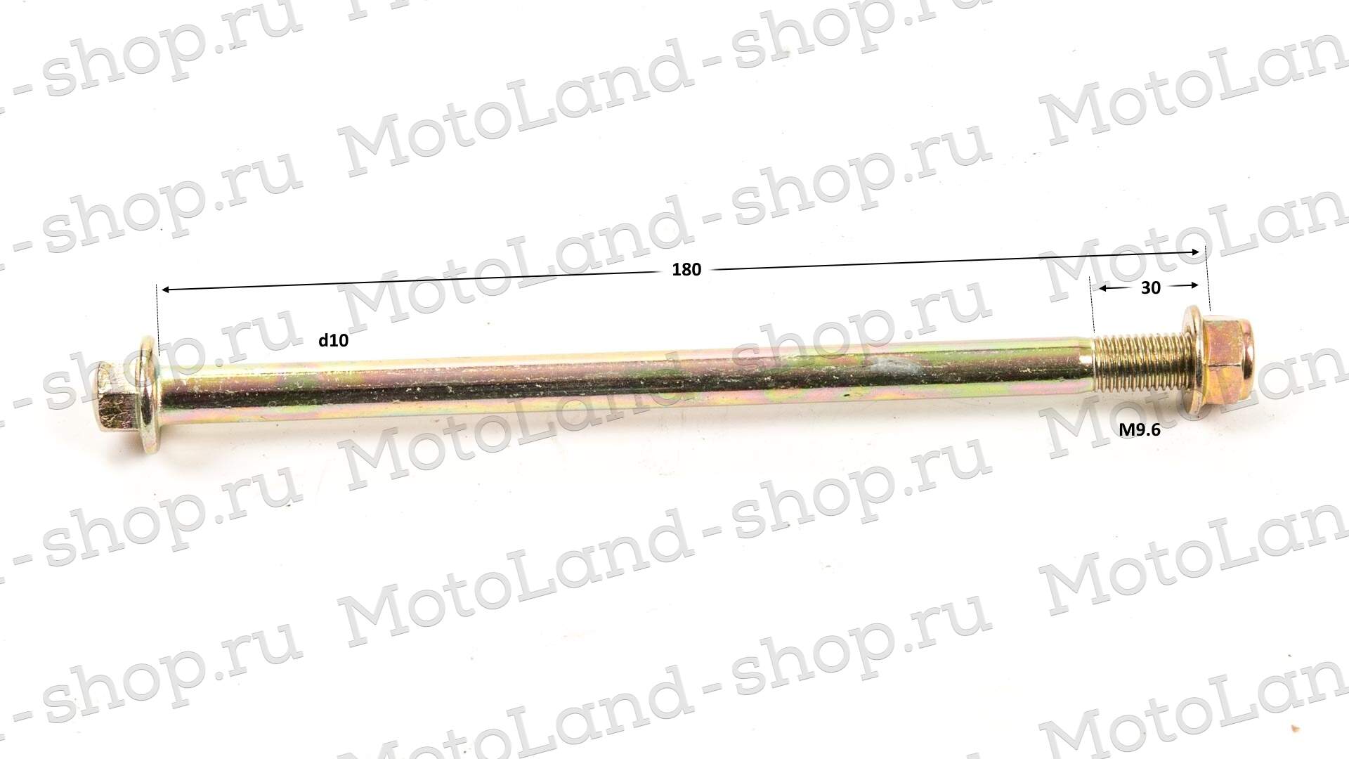 Ось передн. колеса M10*180 Альфа/Дельта