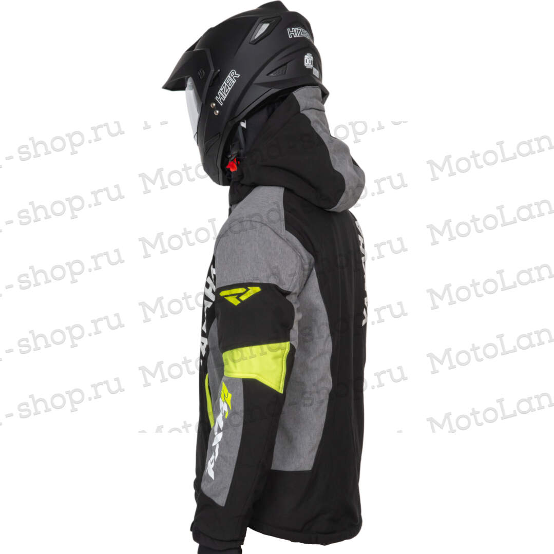 Куртка для снегохода FXR Yamaha Mission FX №6 black-gray (текстиль) (XXL)