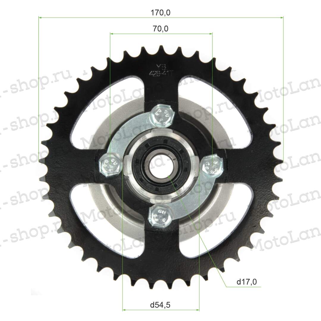 Звезда задняя в сборе (428-41) Альфа