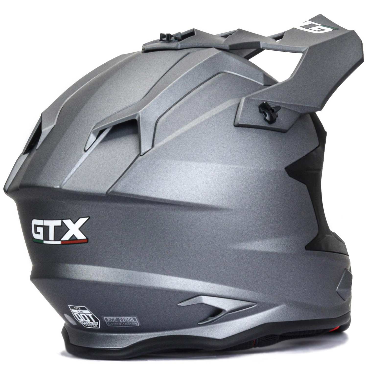 Шлем мото кроссовый GTX 635 №1 (S) GREY