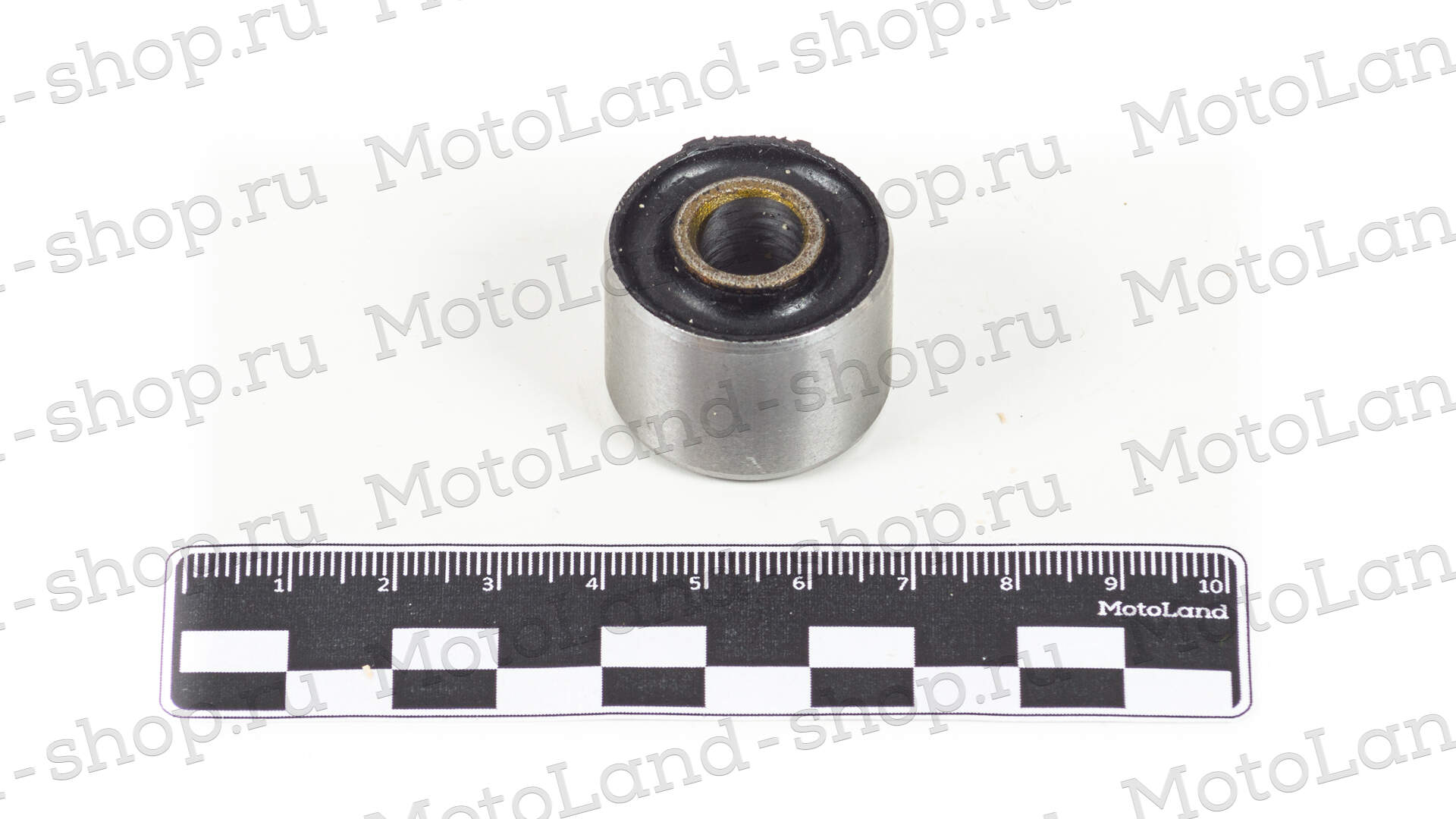 Сайлентблок передний правого картера 161QMK 200см3 с реверсом d28-10 h22 мм.