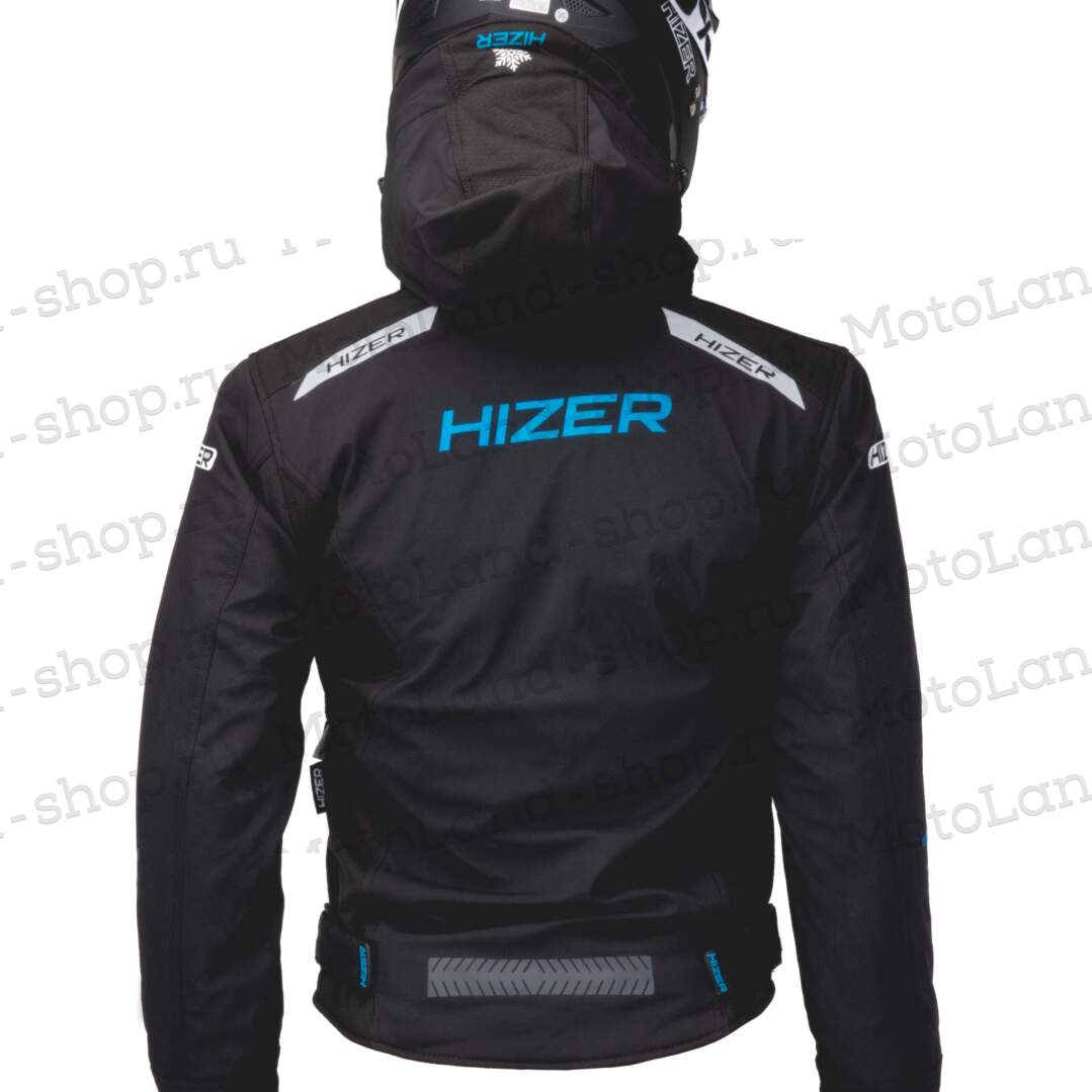 Куртка для снегохода (женская) HIZER №3 black (текстиль) (XL)