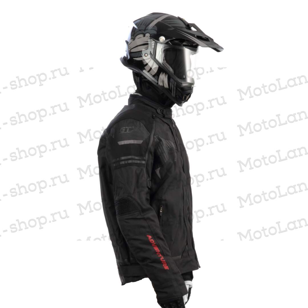 Куртка мотоциклетная (текстиль) GTX EJ-2409 BLACK (XL)
