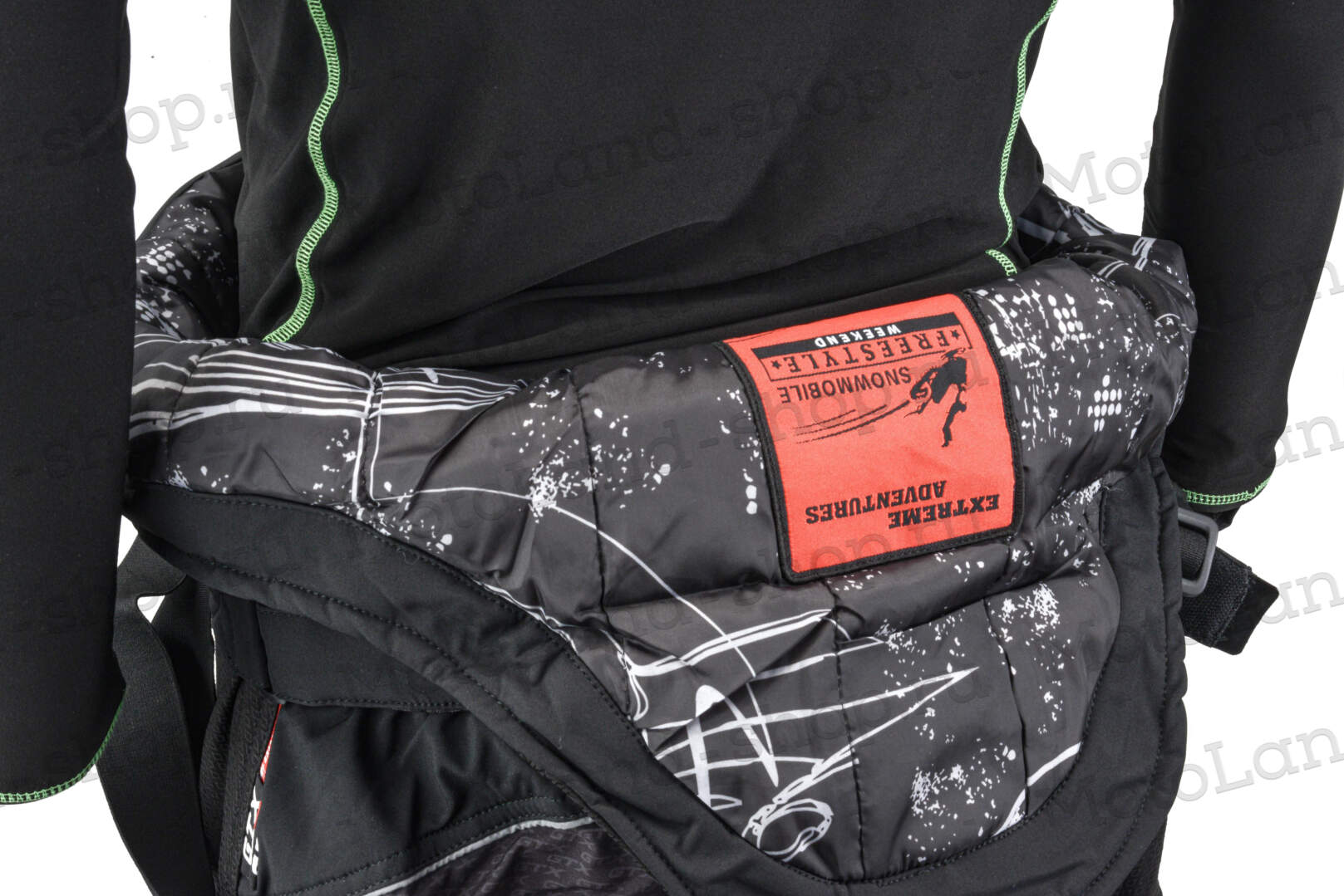 Штаны для снегохода GTX №1 black (текстиль) (XL)