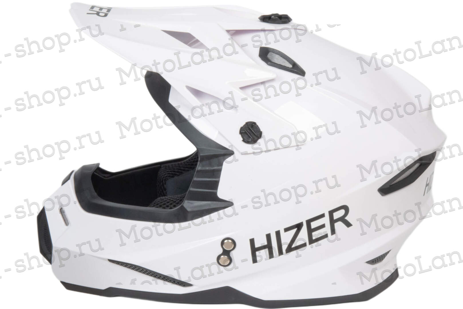 Шлем мото кроссовый HIZER J6801 №2 (M) white Шлем мото кроссовый HIZER J6801 №2 (M) white