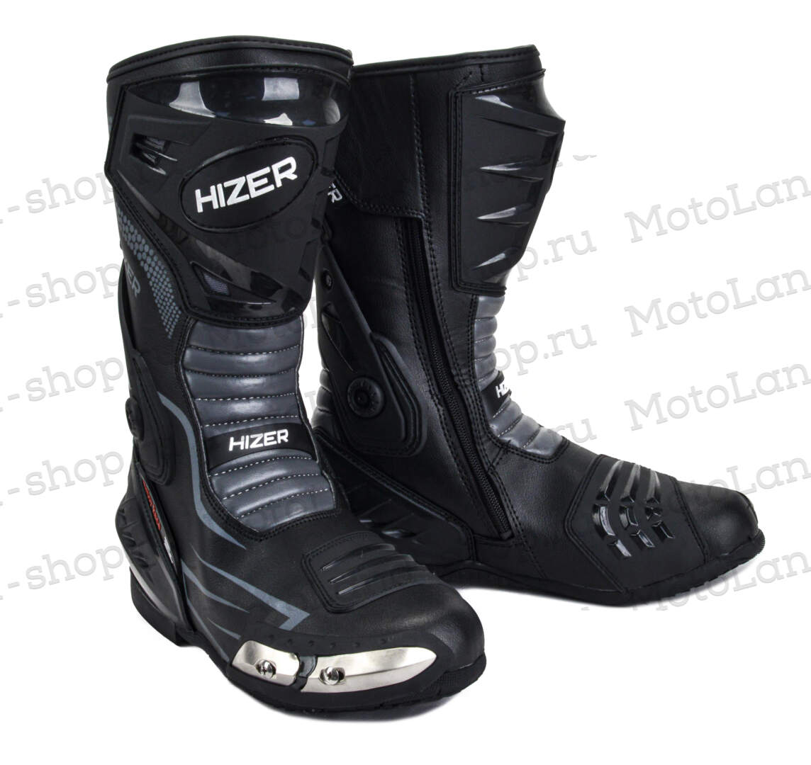Мотоботы HIZER AT-6000 black/gray (р. 47) Мотоботы HIZER AT-6000 black/gray (р. 47)