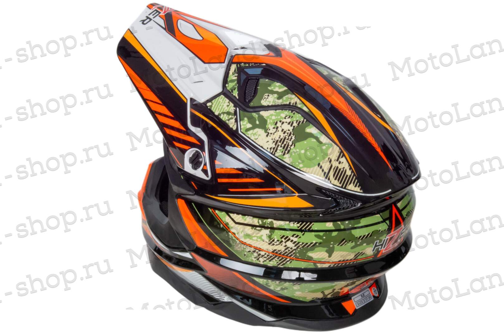 Шлем мото кроссовый HIZER J6803 №6 (M) BLACK/BLUE/GREEN Шлем мото кроссовый HIZER J6803 №6 (M) BLACK/BLUE/GREEN