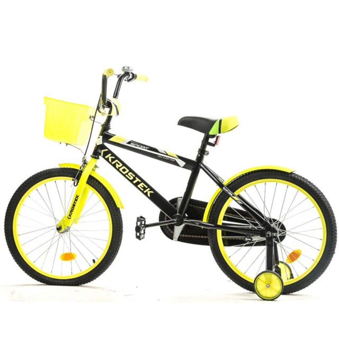 Велосипед 20" KROSTEK RALLY (желтый)