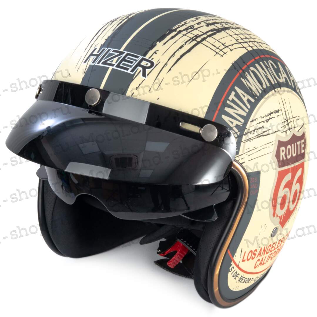 Шлем мото открытый HIZER J510 №1 (S)