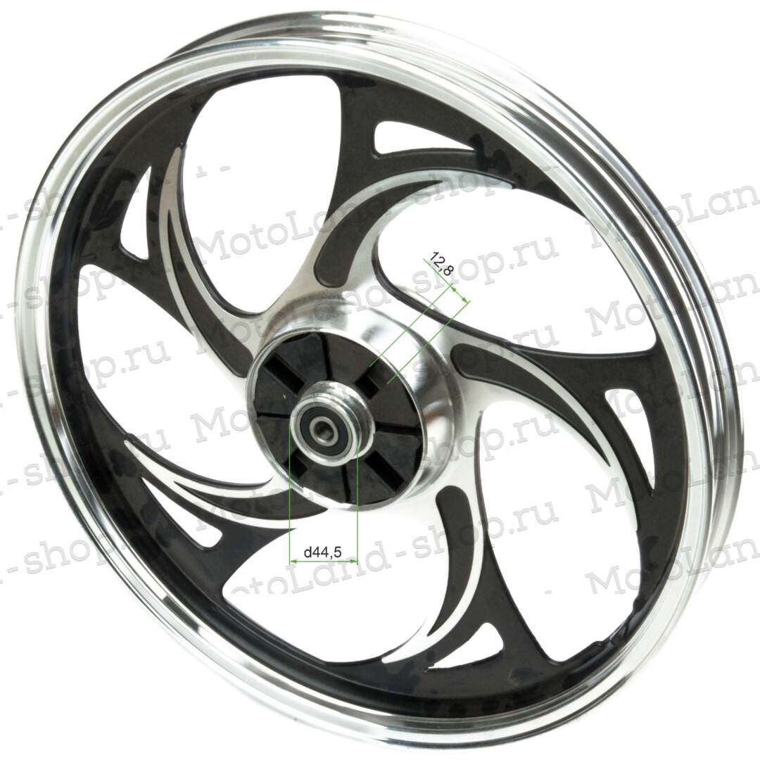 Обод задний 17" литой в сборе Альфа/Дельта LUX 