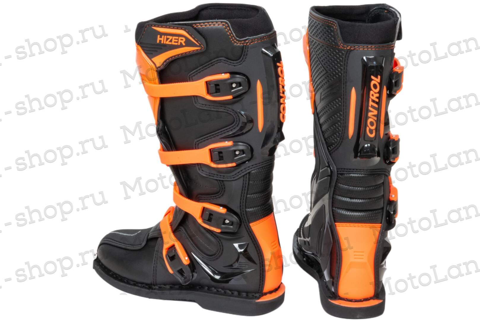 Мотоботинки HIZER X2401 orange (р. 45)