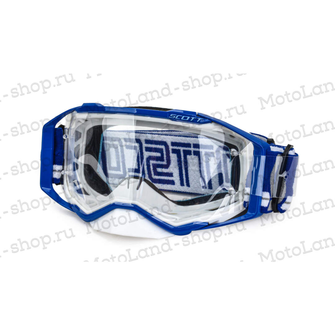 Очки мотокросс SCOTT №1 blue/white