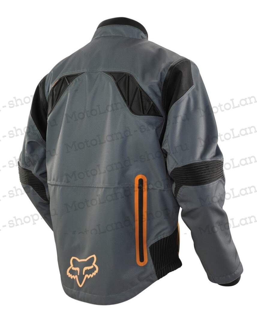 Куртка мото FOX №4 black (текстиль) (XL)