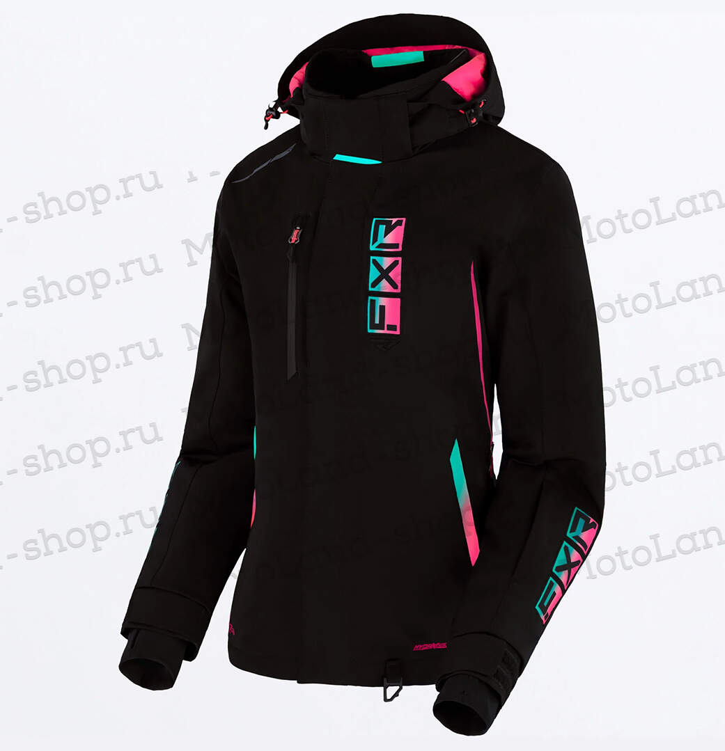 Куртка для снегохода (женская) FXR EVO FX №4 black (текстиль) (S)