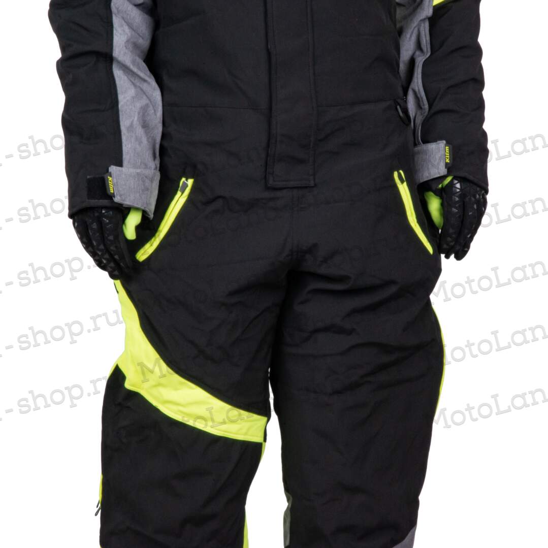 Комбинезон для снегохода KLIM RAILSLIDE №1 black-yellow (текстиль) (M)