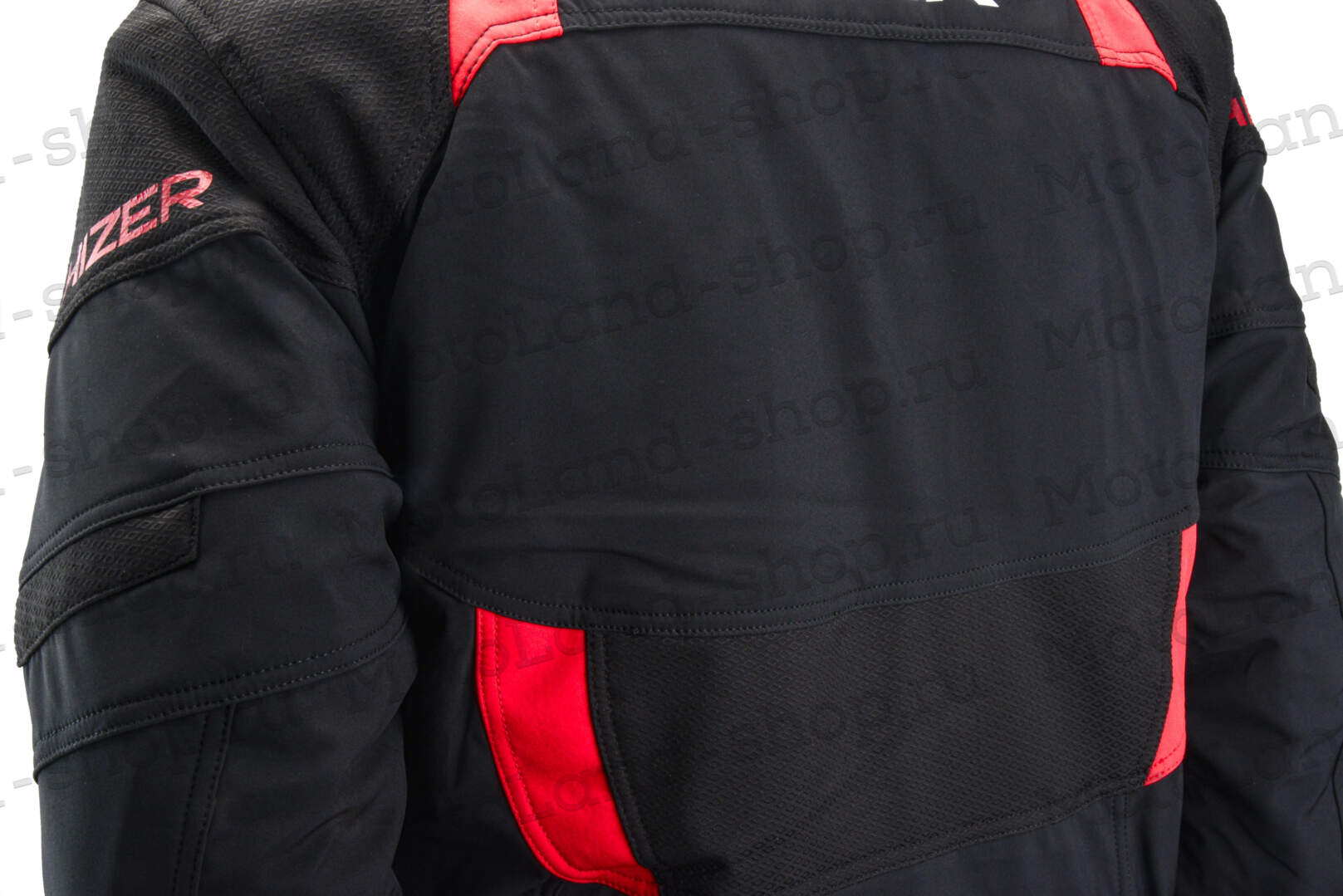 Куртка для снегохода HIZER №1 black-red (текстиль) (S)