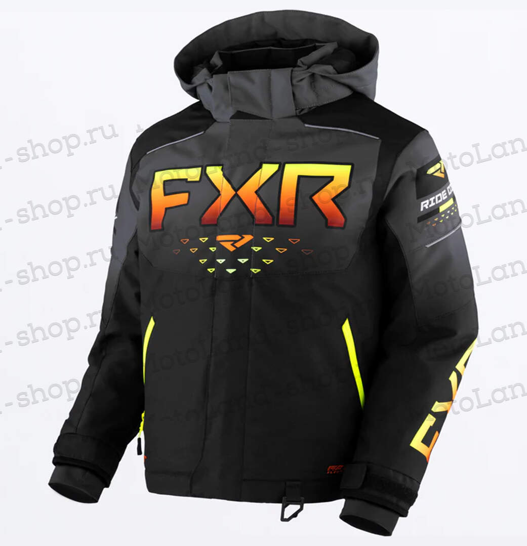 Куртка для снегохода (детская) FXR HELIUM №3 black (текстиль) (14Y)