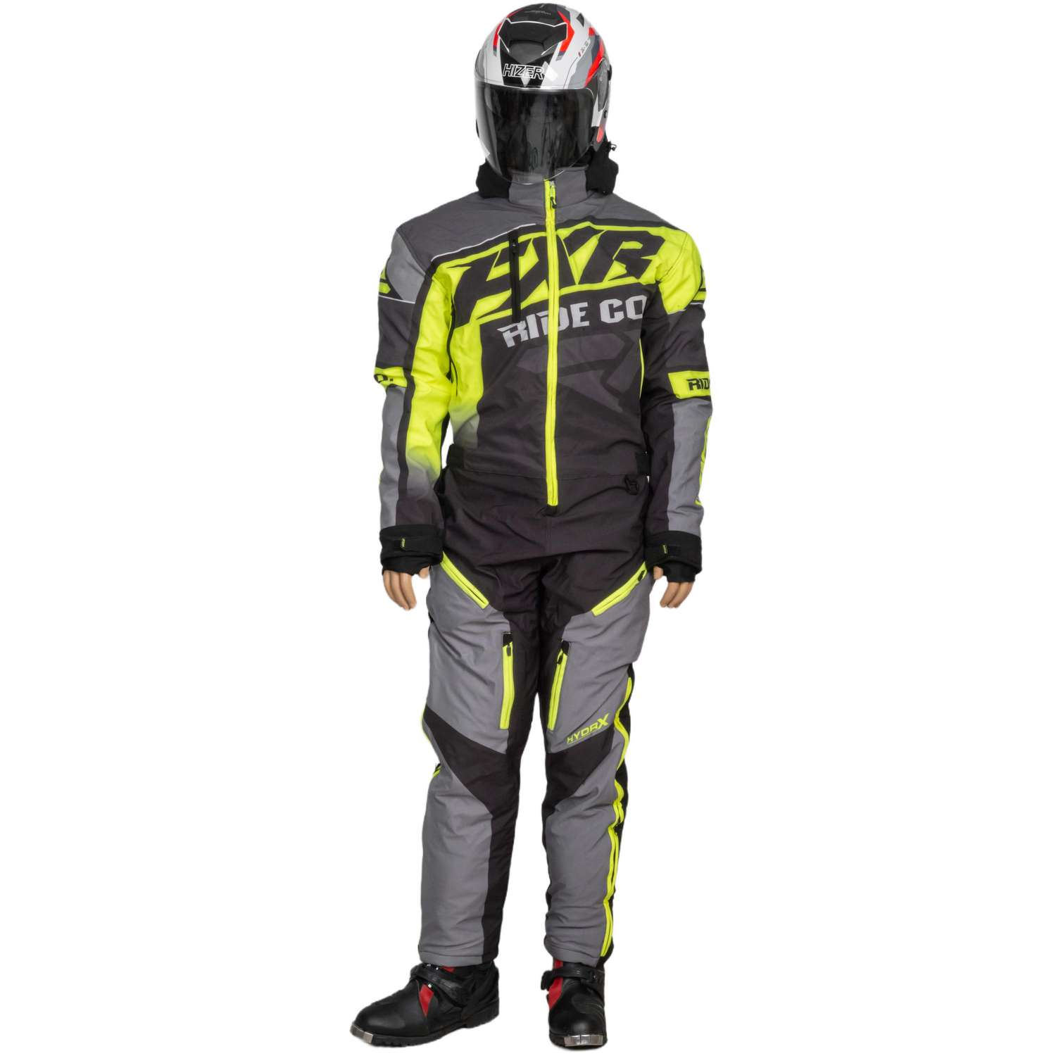 Комбинезон для снегохода FXR CX №4 gray-yellow (текстиль) (XL)