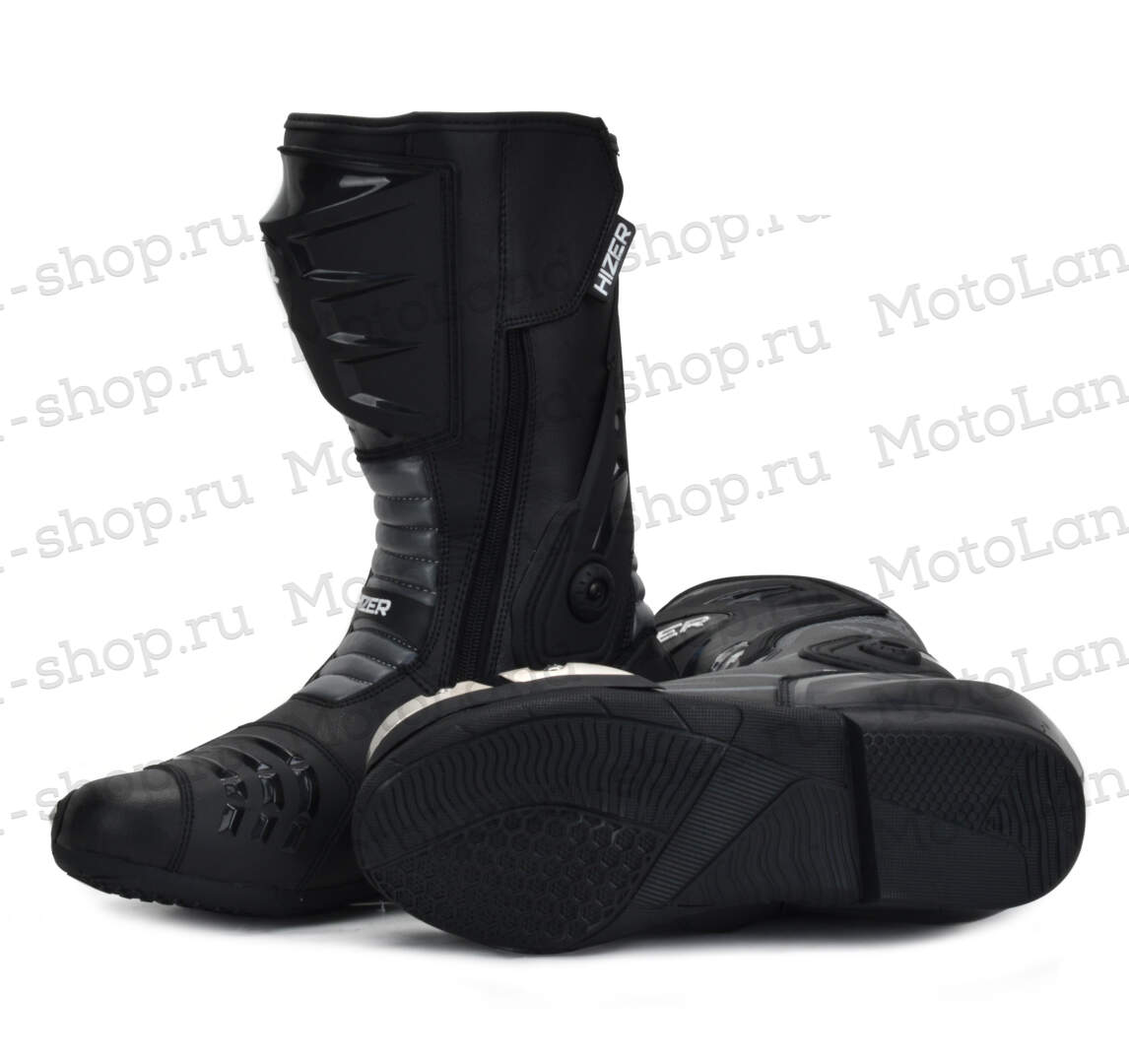 Мотоботы HIZER AT-6000 black/gray (р. 47) Мотоботы HIZER AT-6000 black/gray (р. 47)