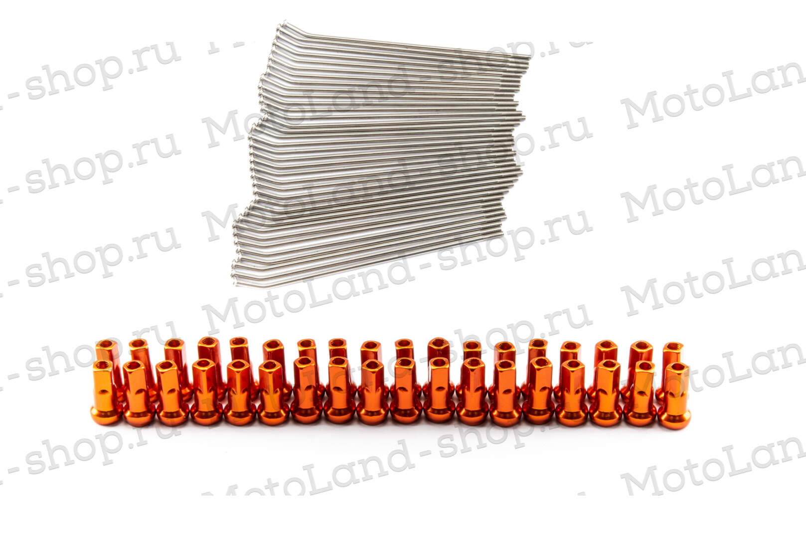 Спицы + ниппель 21" (компл.=36шт) оранжевые