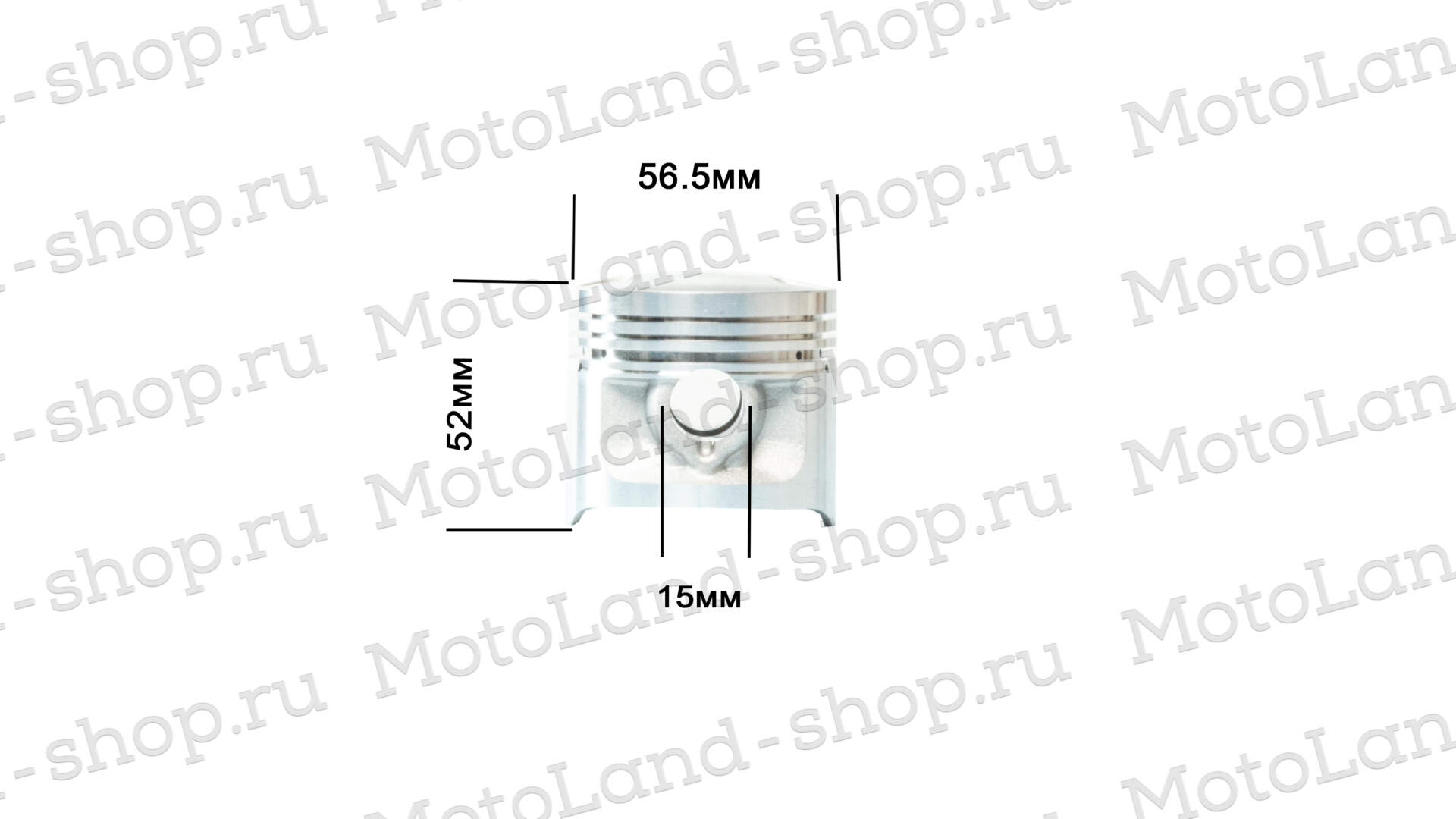 Поршень в сборе d=56,5mm 156FMI (CB125D)