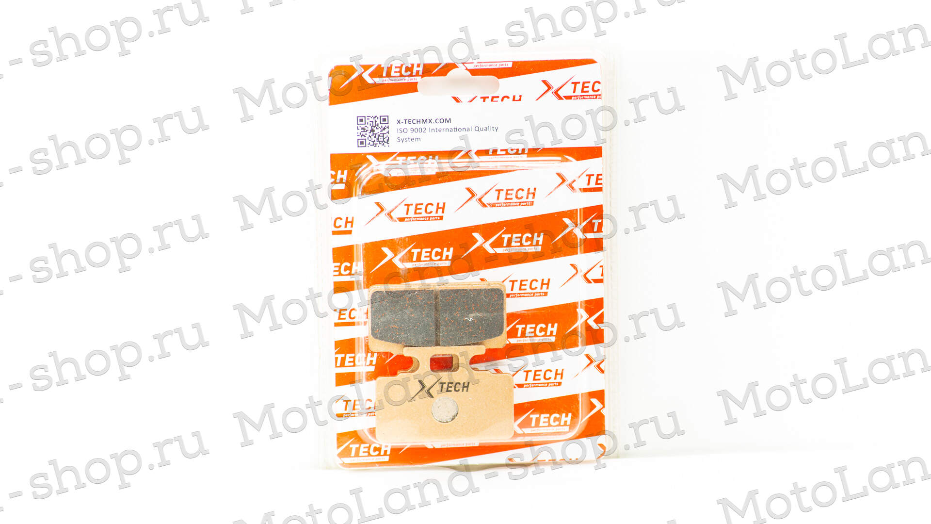 Колодки тормозные дисковые  №4 X-TECH (less-metallic) медь