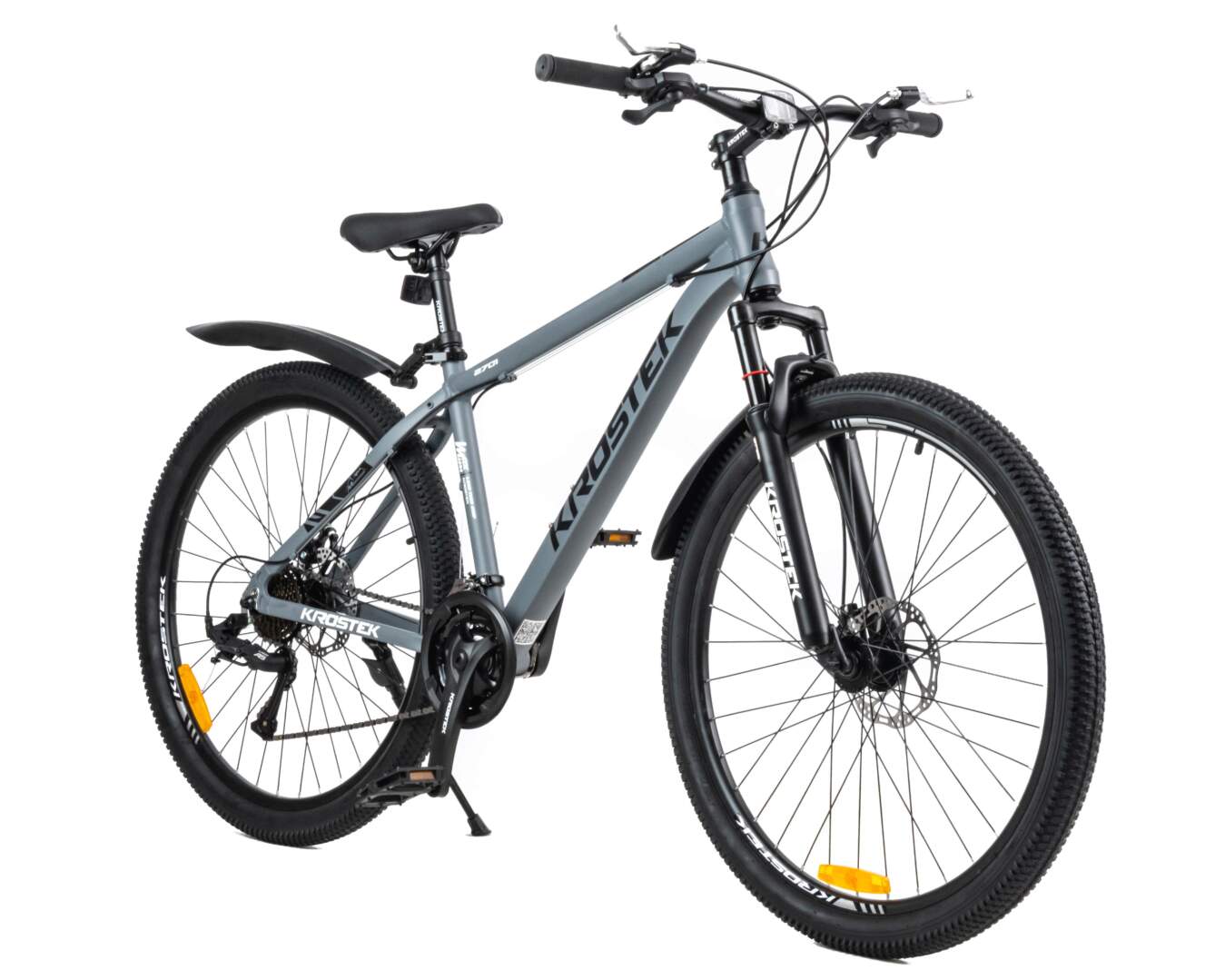 Велосипед 27.5" KROSTEK LEVEL 2701 (рама 17.5'') серебро