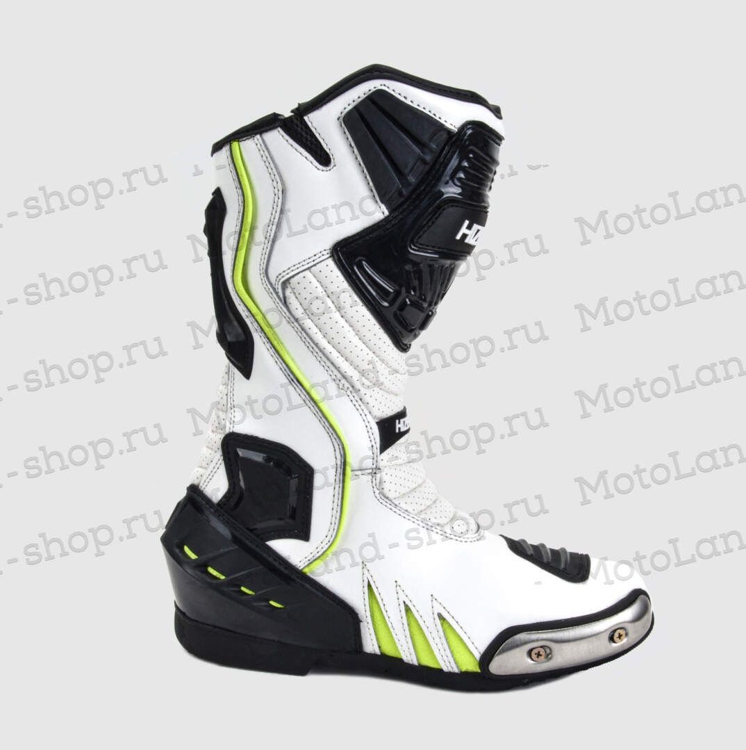 Мотоботы HIZER AT-6002 b/w/neon-green (р. 46)