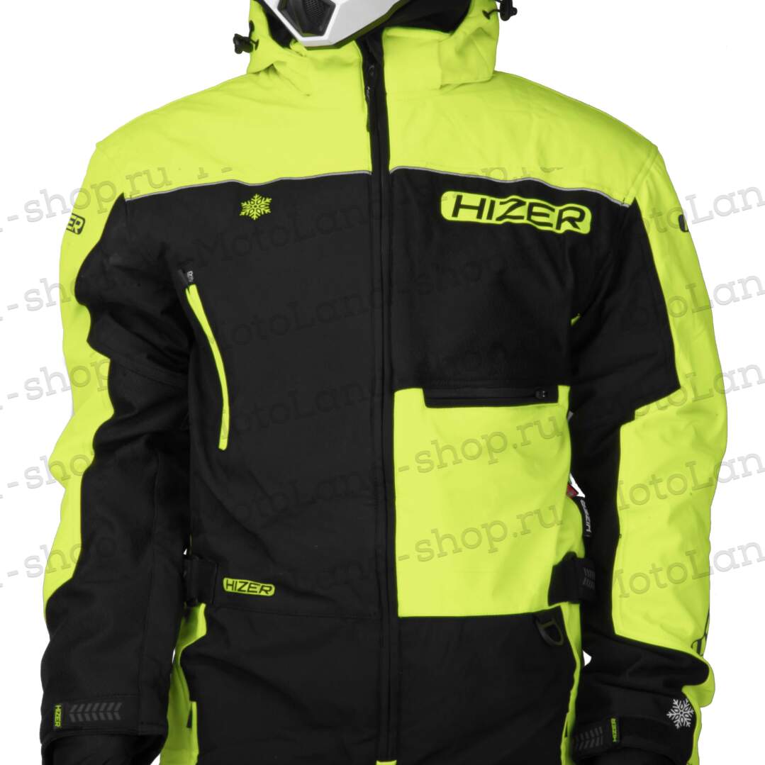 Комбинезон для снегохода HIZER №1 black-yellow (текстиль) (S) Комбинезон для снегохода HIZER №1 black-yellow (текстиль) (S)