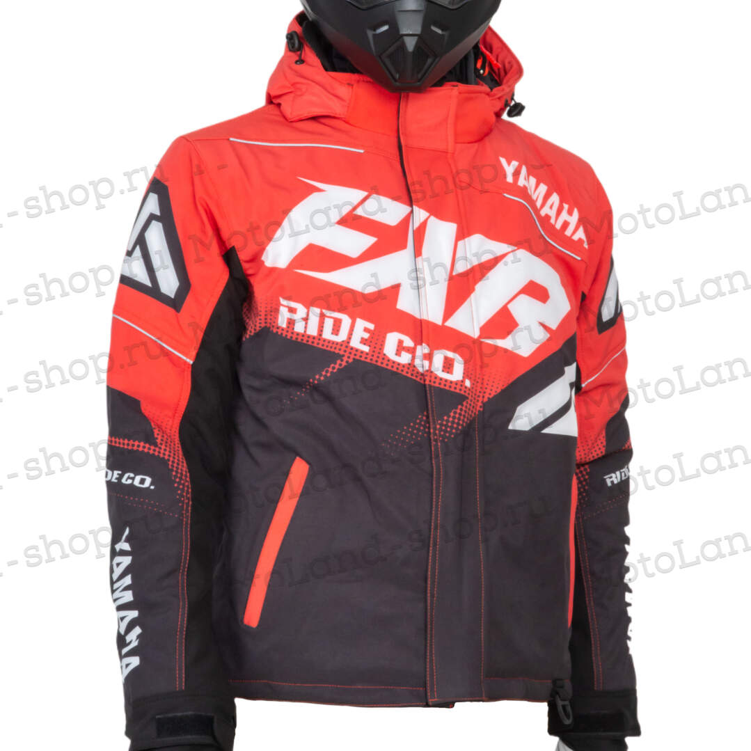 Куртка для снегохода FXR Yamaha Boost №5 black-red (текстиль) (M)