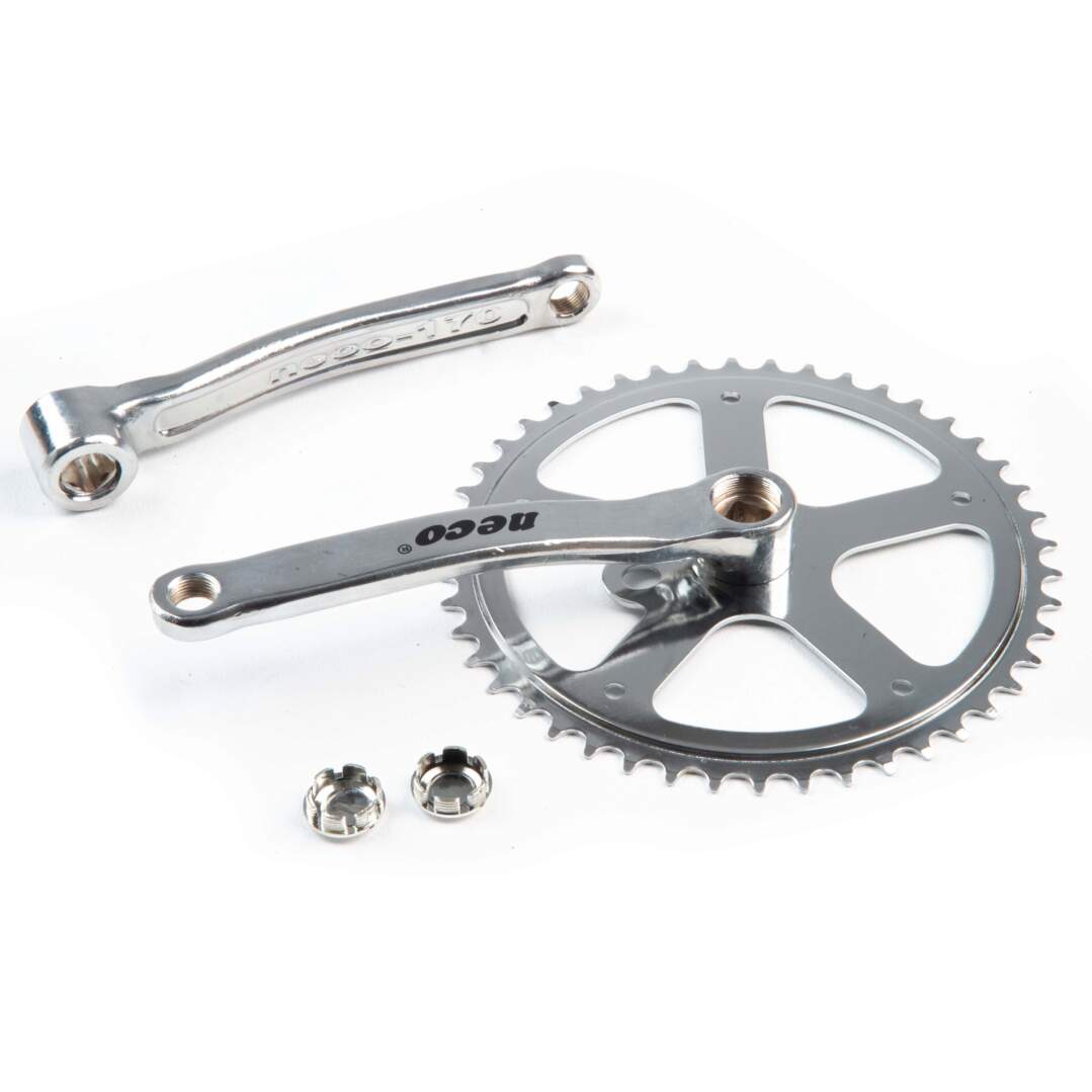 Шатун NECO NSS-1001 звёзды 1/8*46T сталь,170мм