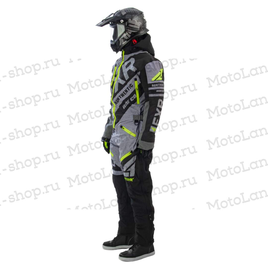 Комбинезон для снегохода FXR CX №3 gray-green (текстиль) (XL)