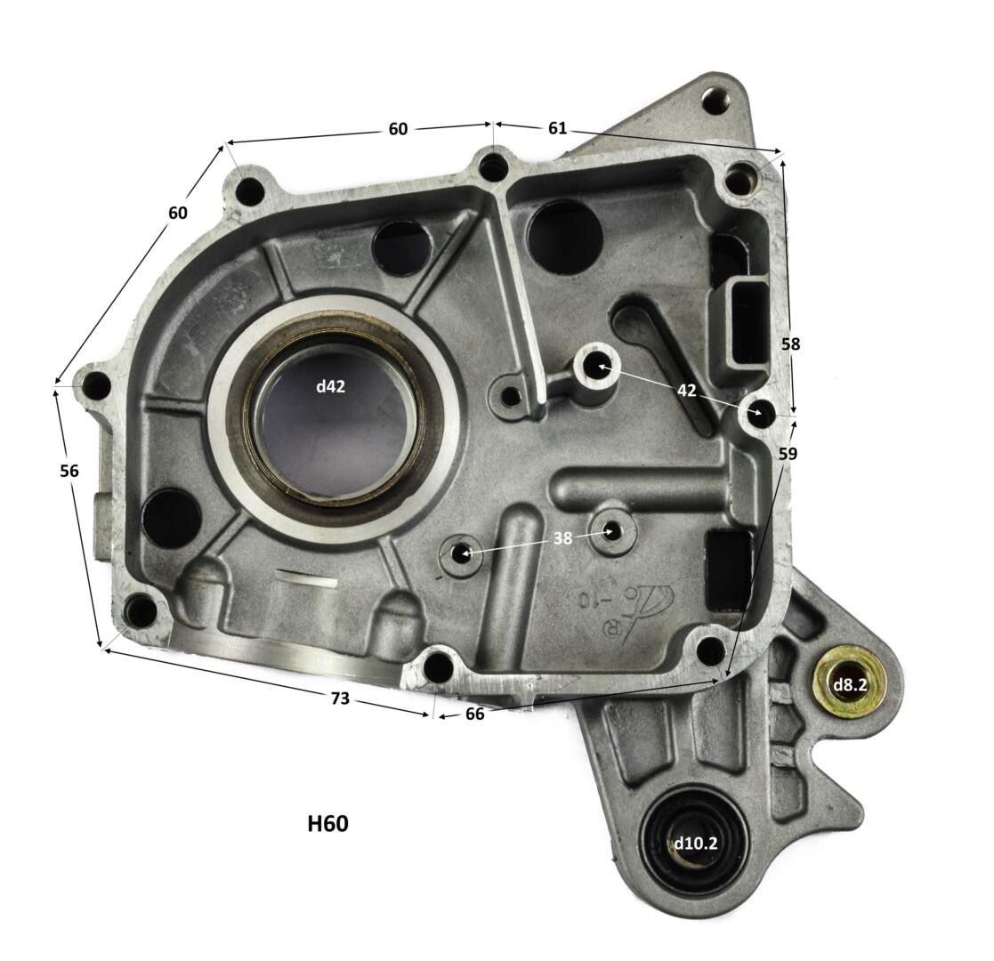 Картер правый 139QMB 50/80см3