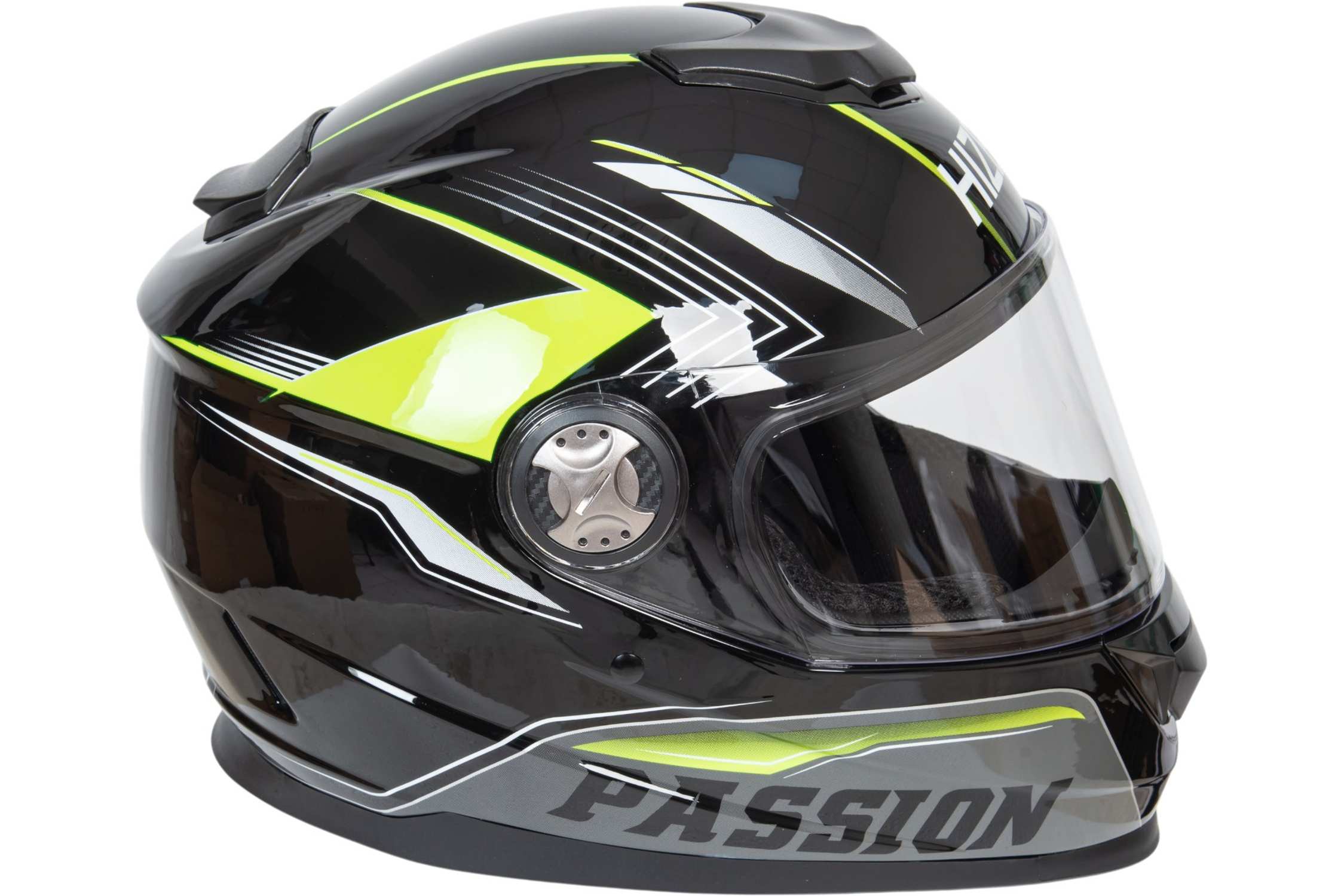 Шлем мото интеграл HIZER B565 №3 (M)  black/yellow