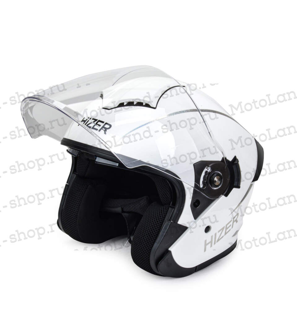 Шлем мото открытый HIZER 250 №2 (L) white Шлем мото открытый HIZER 250 №2 (L) white