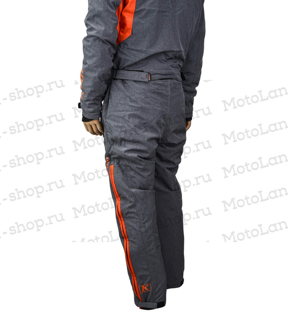 Комбинезон для снегохода KLIM RIPSA ONE-PIECE №2 gray-orange (текстиль) (M)
