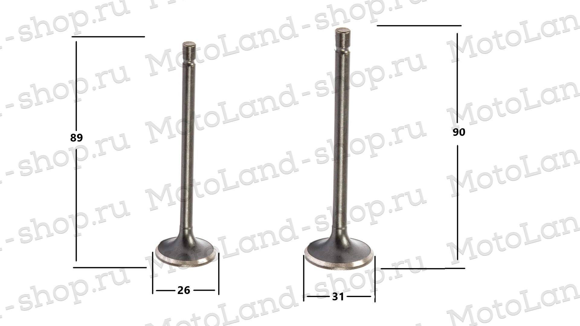 Клапаны ГРМ 163FML-2(CB200-C)165FML(CBB200)165FMM(CB250D-G)165FMM(CBB250) (компл=2шт) Клапаны ГРМ 163FML-2(CB200-C)165FML(CBB200)165FMM(CB250D-G)165FMM(CBB250) (компл=2шт)