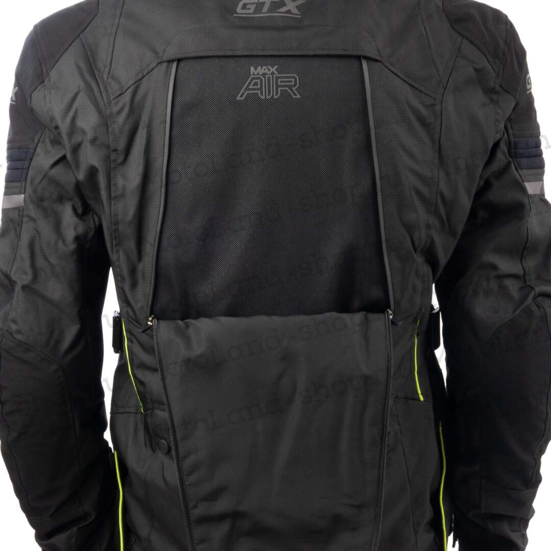 Куртка мотоциклетная (текстиль) GTX EJ-2405 BLACK (XL)