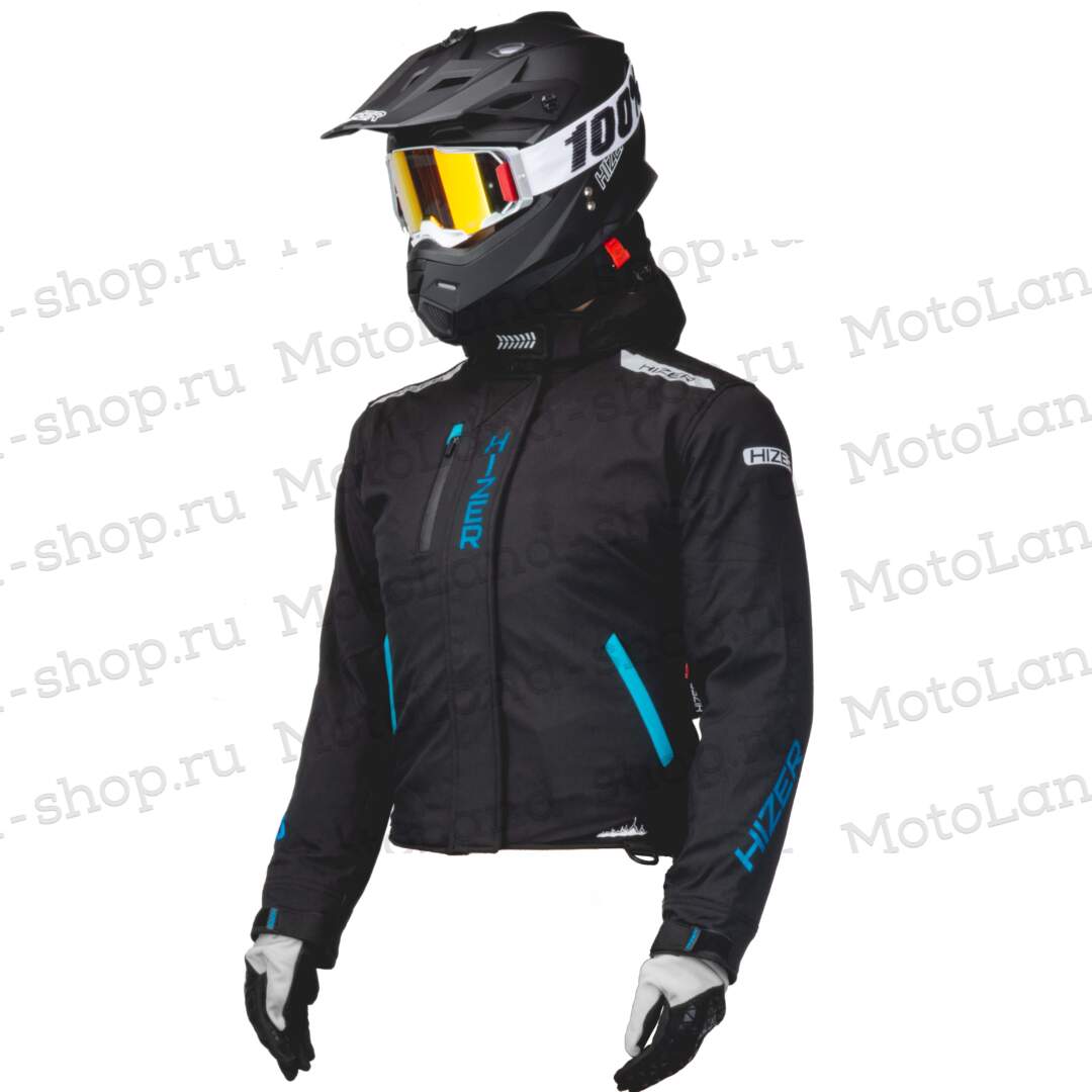 Куртка для снегохода (женская) HIZER №3 black (текстиль) (L) Куртка для снегохода (женская) HIZER №3 black (текстиль) (L)