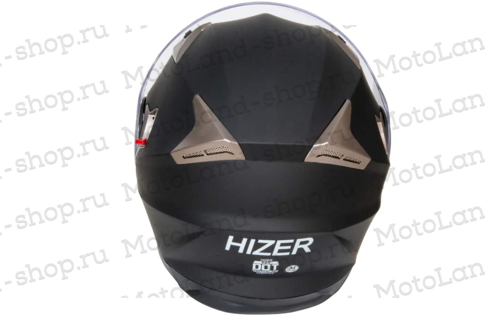 Шлем мото модуляр HIZER 625 №1 (M) matt black (2 визора)