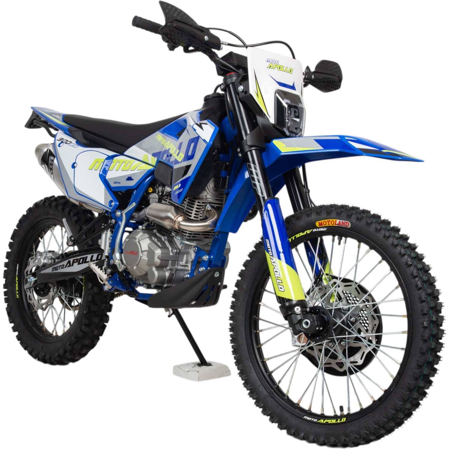 Мотоцикл Кросс Moto Apollo M3 300 (175FMM) синий 2026