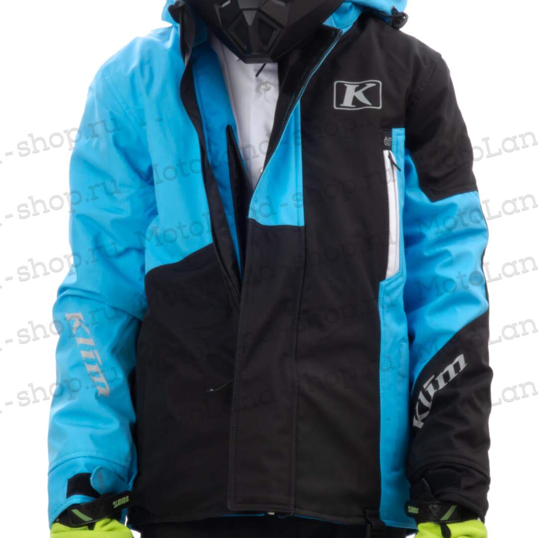 Куртка для снегохода (детская) KLIM KOMPOUND №3 black-blue (текстиль) (10Y)