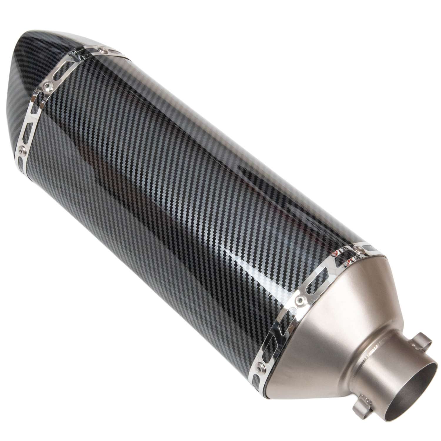 Глушитель AKRAPOVIC  №1 шестигранный карбон