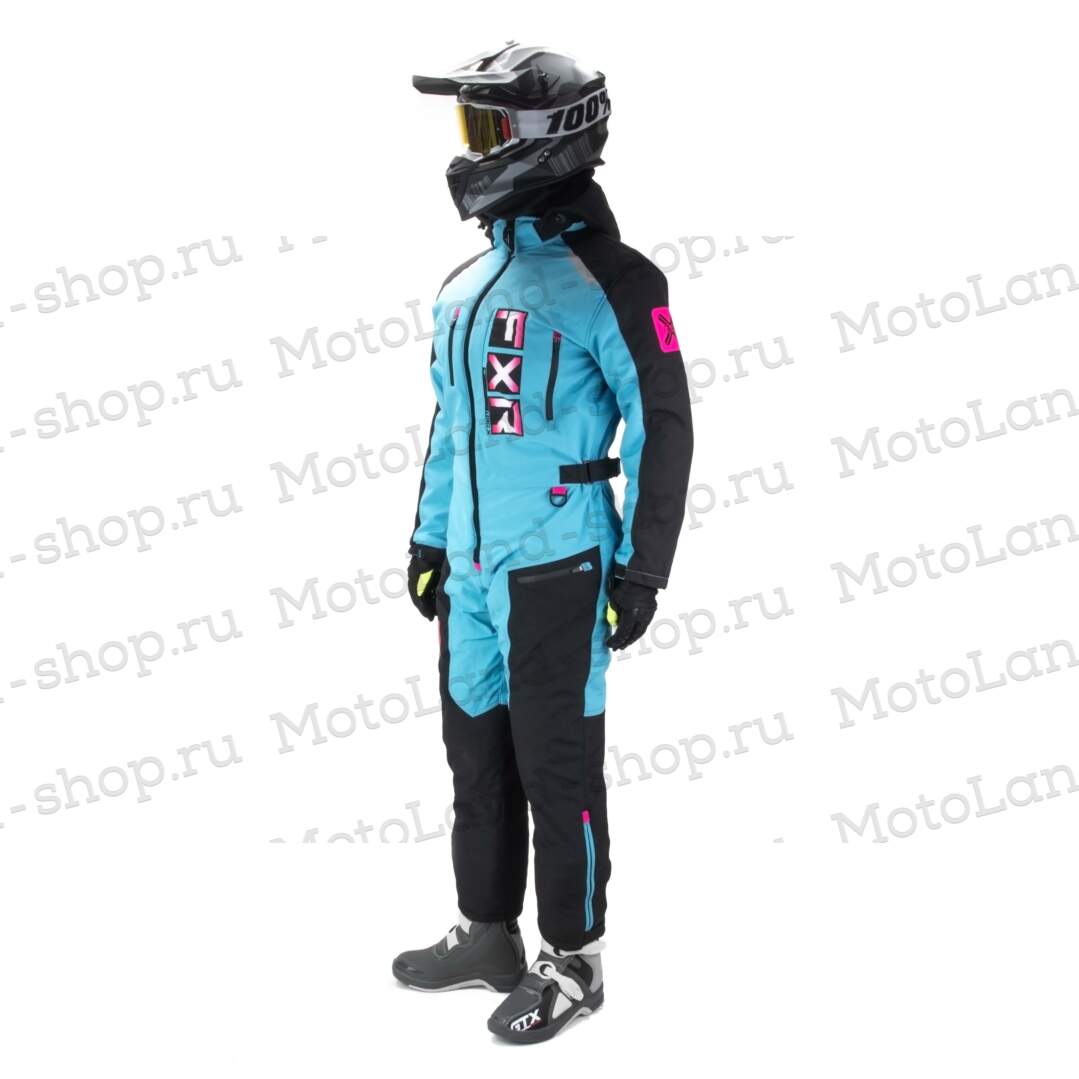 Комбинезон для снегохода (женский) FXR RECRUIT F.A.S.T. №5 blue-black (текстиль) (L)