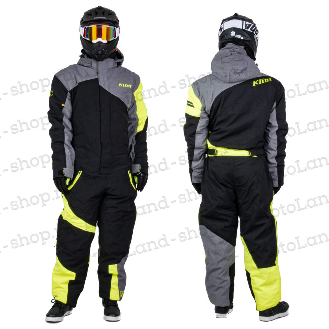 Комбинезон для снегохода KLIM RAILSLIDE №1 black-yellow (текстиль) (XL)