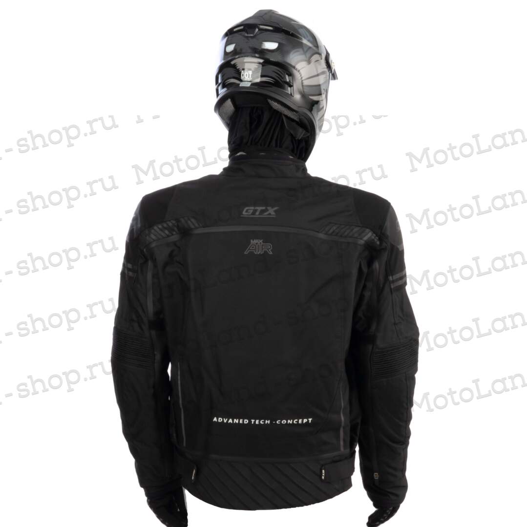 Куртка мотоциклетная (текстиль) GTX EJ-2409 BLACK (S)