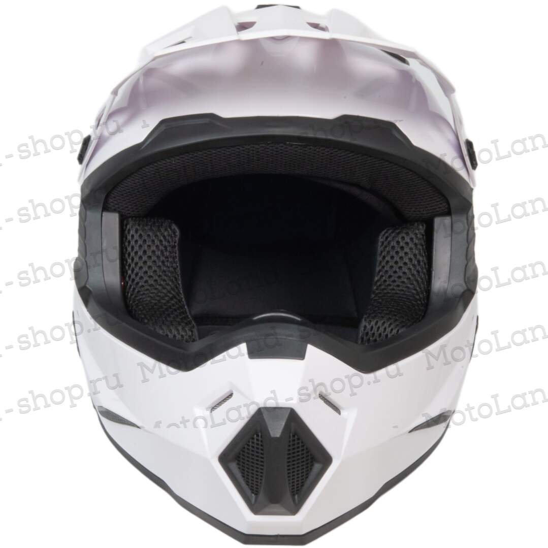 Шлем мото кроссовый HIZER J6801 №2 (M) white Шлем мото кроссовый HIZER J6801 №2 (M) white